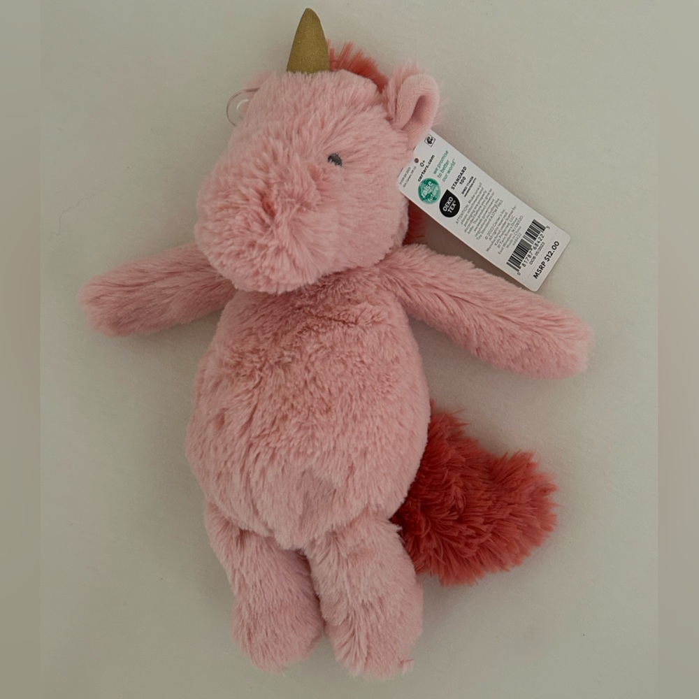 Carter's Pink Plush Toy with Red Accents